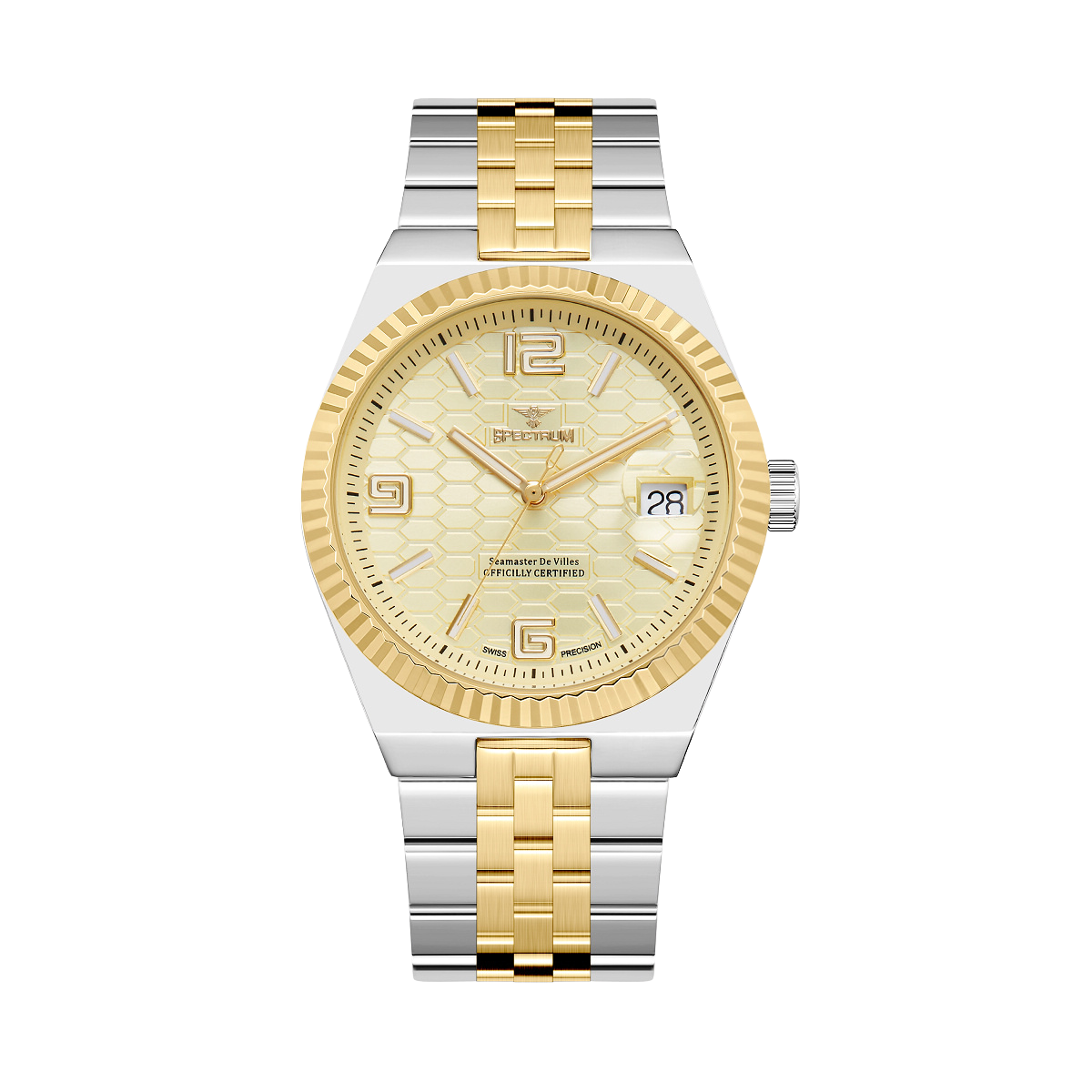 Men's Gold Watch S17073M-6 — Spectrum Watch Dubai
